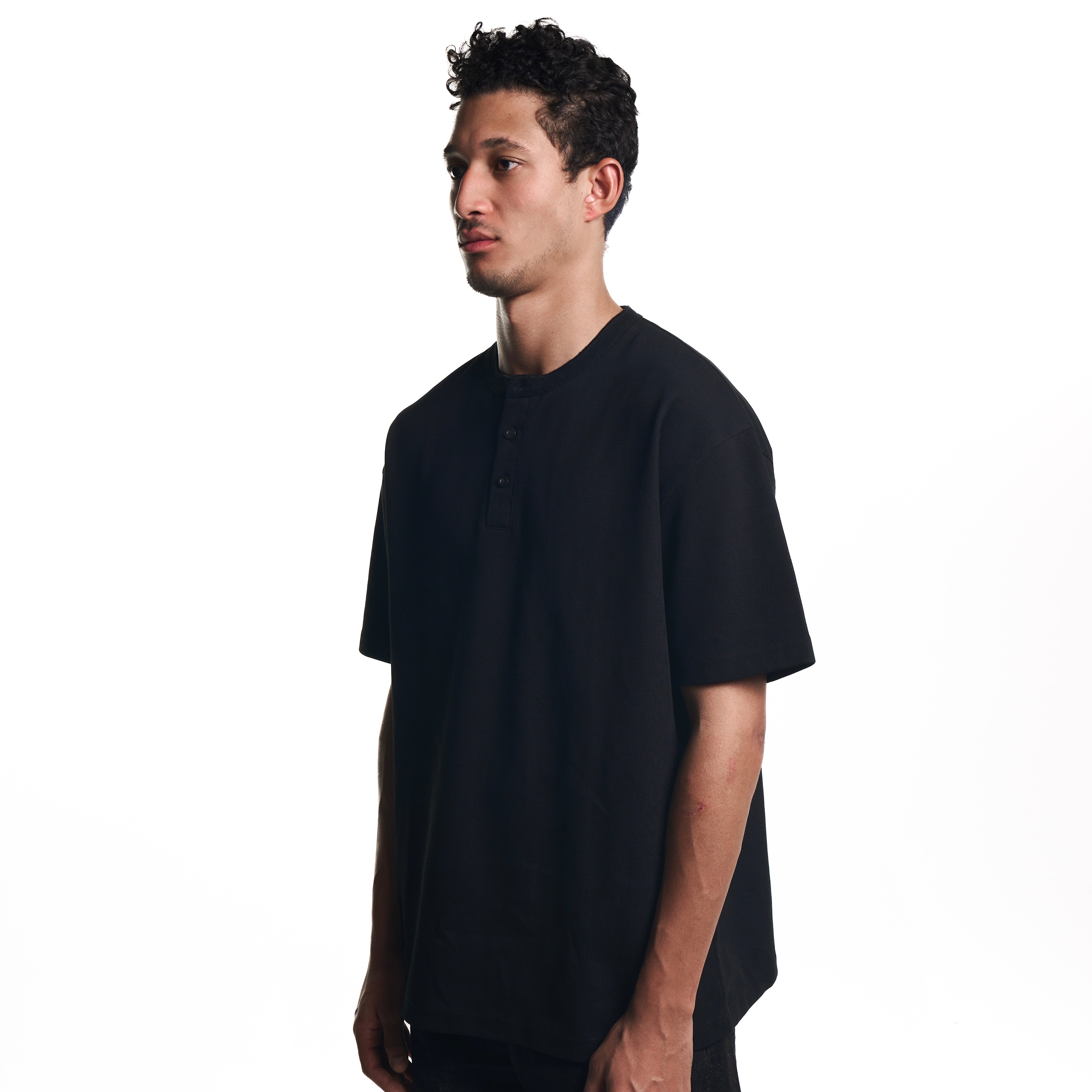 Black Henley T