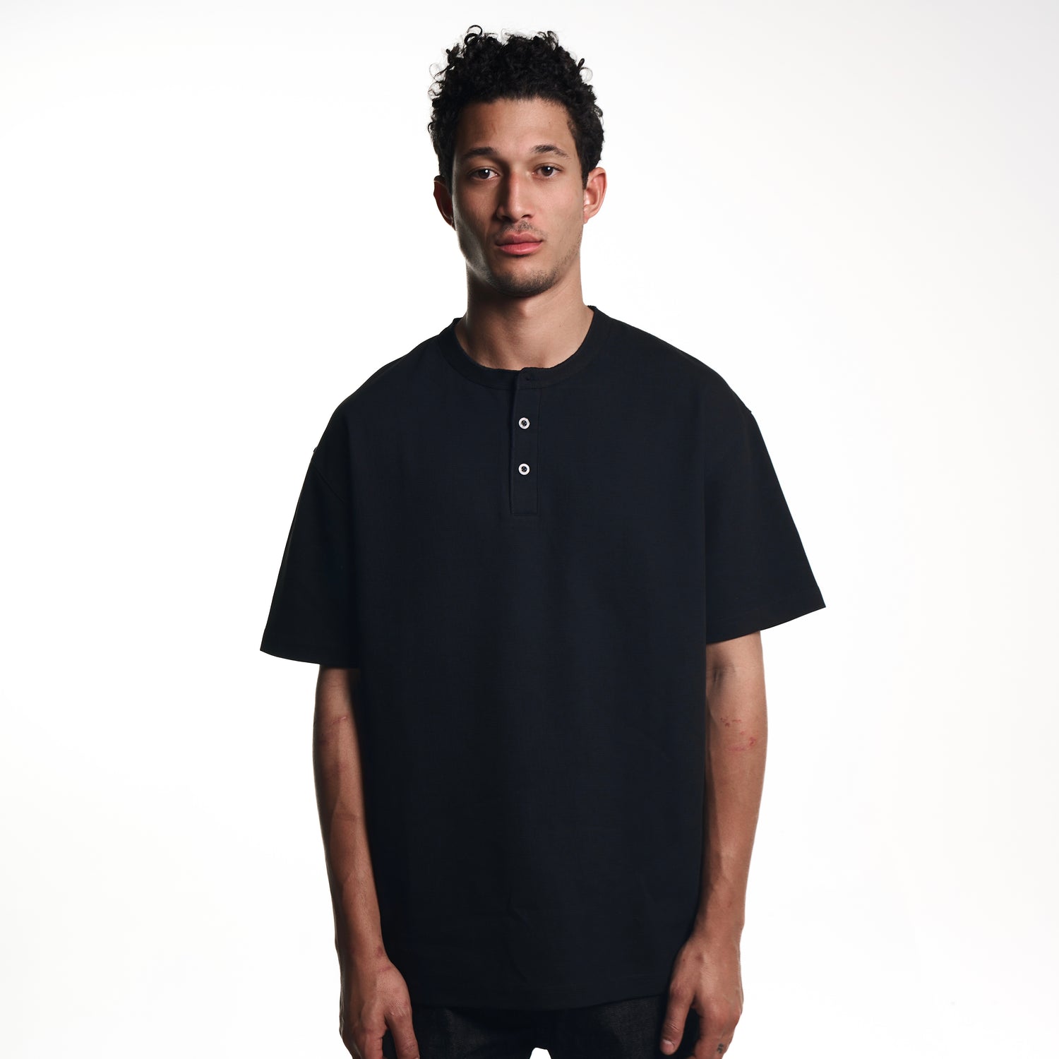 Black Henley T