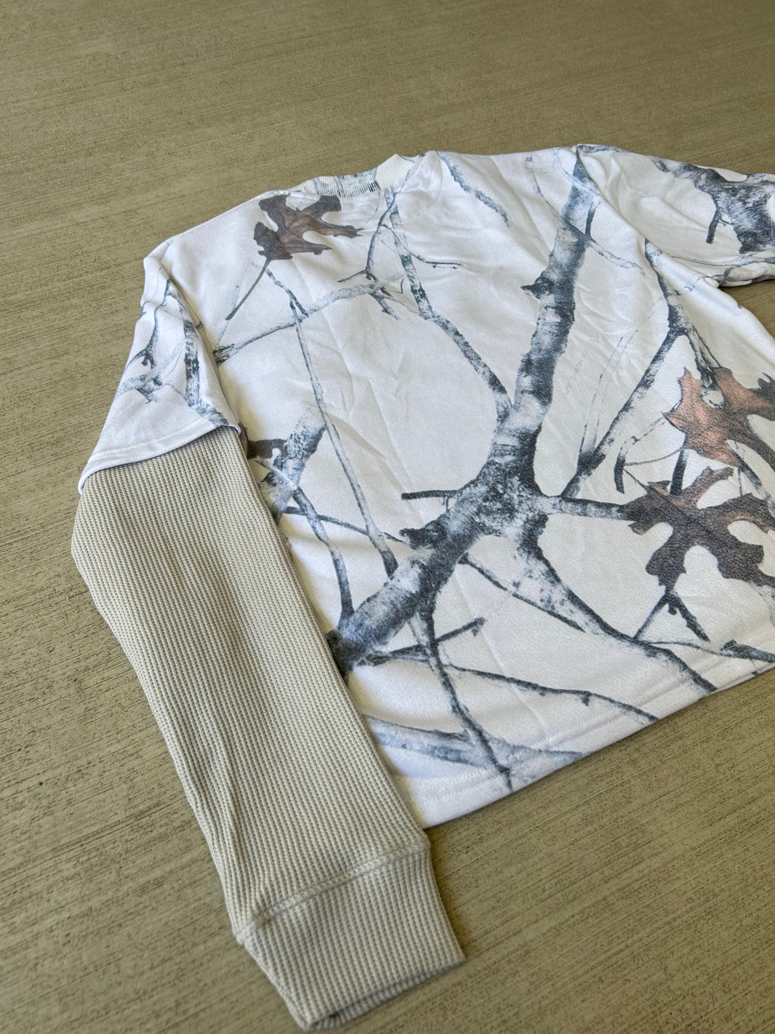 White Camo Long Sleeve