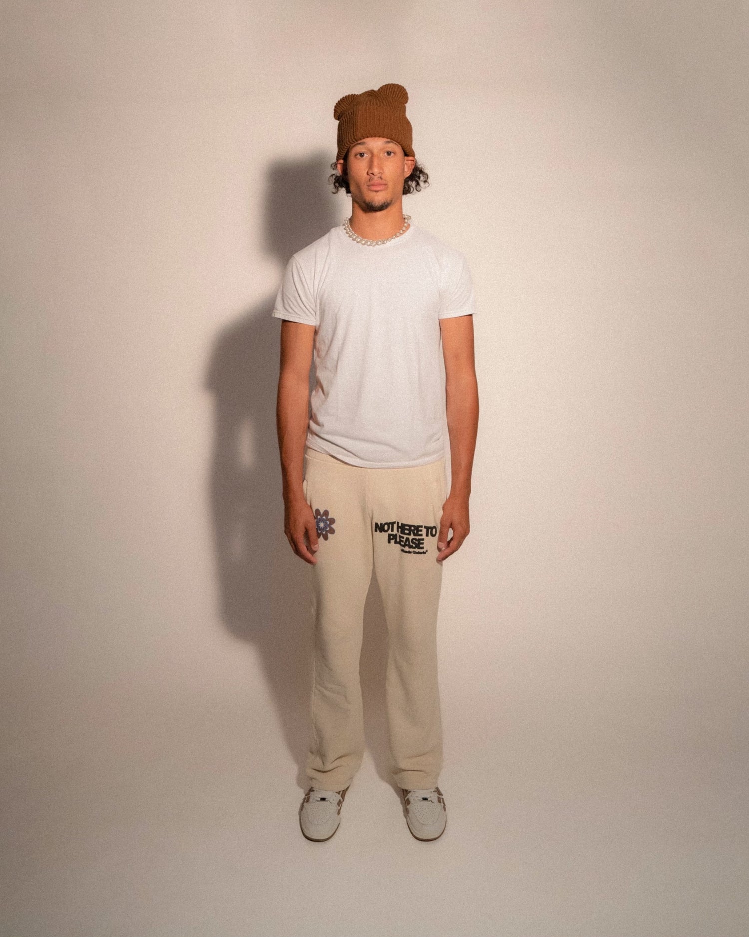 NotHere2Please Sweatpants - cream